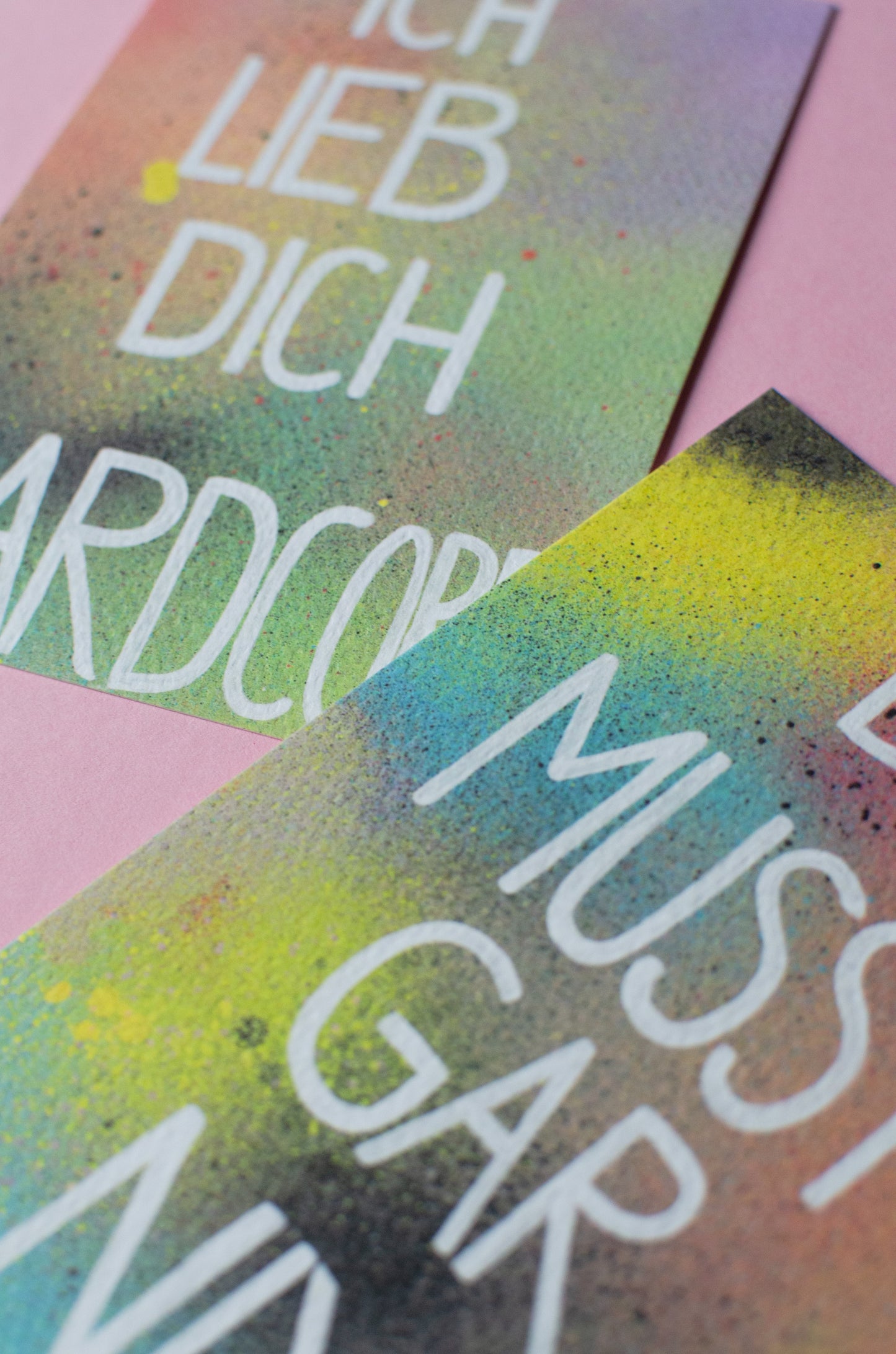 Kunstdruck als Postkarte | Du musst gar nix. | Grußkarten | Botschaftskarte
