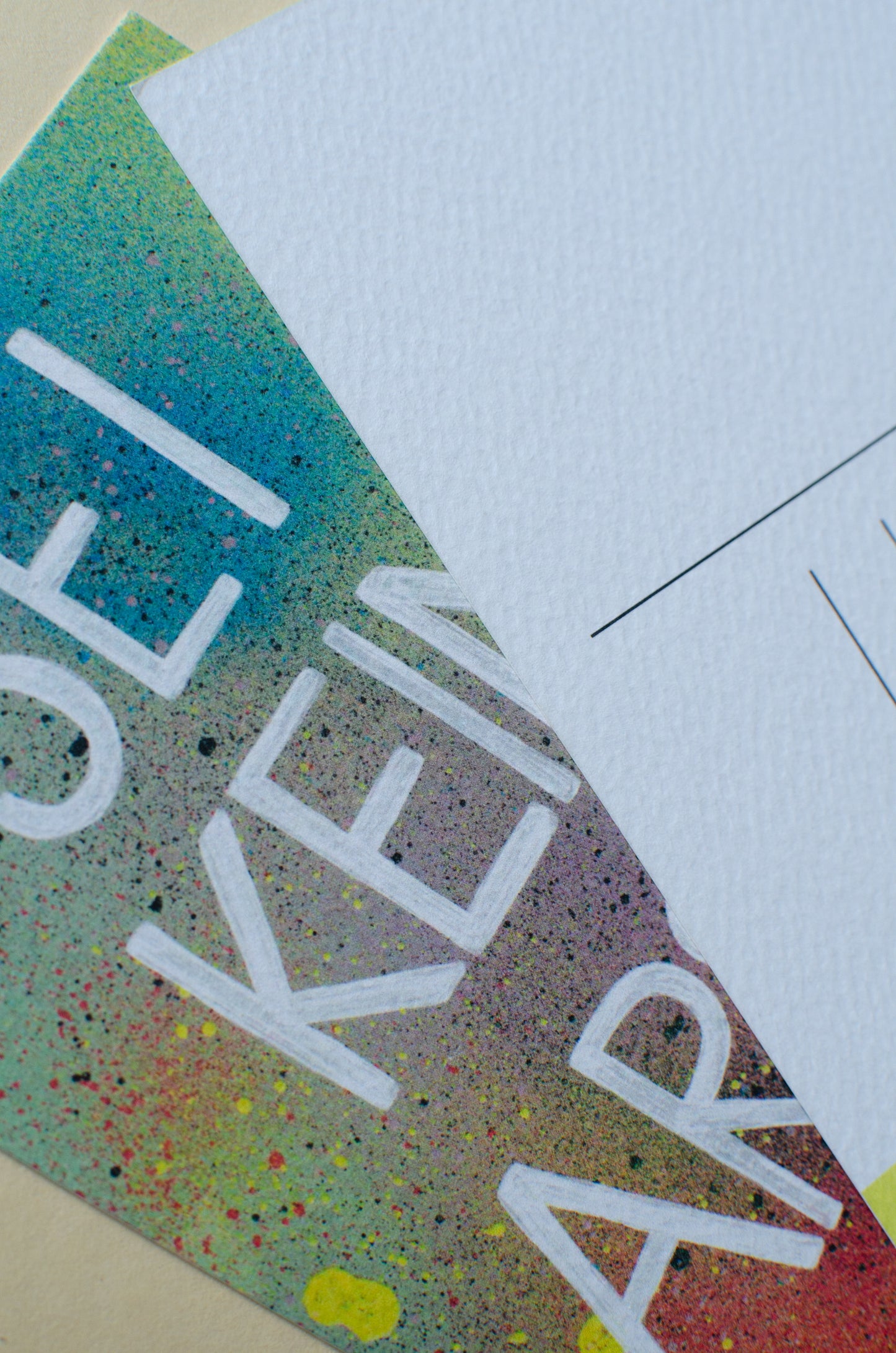 Kunstdruck als Postkarte | Sei kein Arsch. | Grußkarten | Botschaftskarte