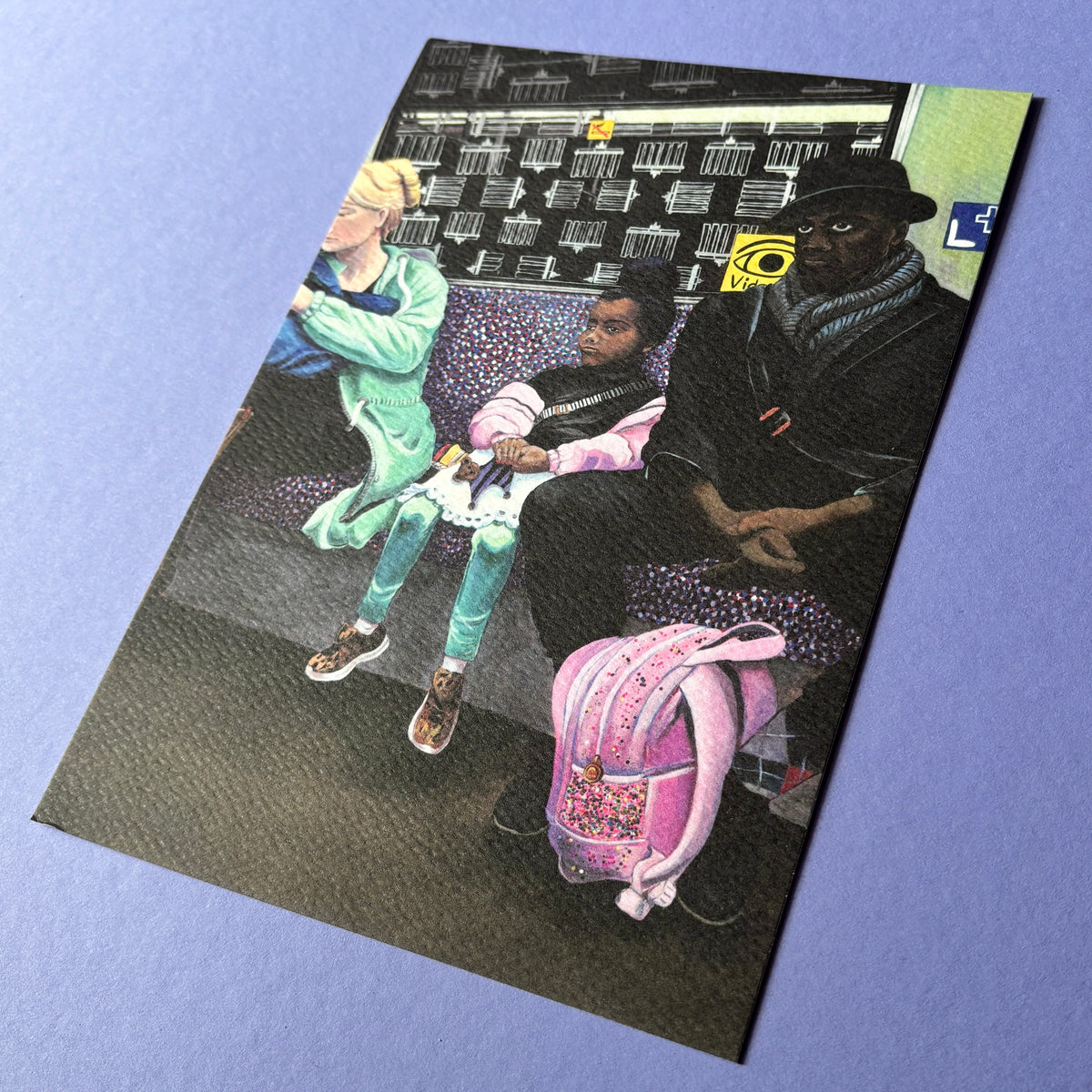 05.2 | Der Pinke Glitzer Rucksack | A5 Kunstdruck | 15% RABATT