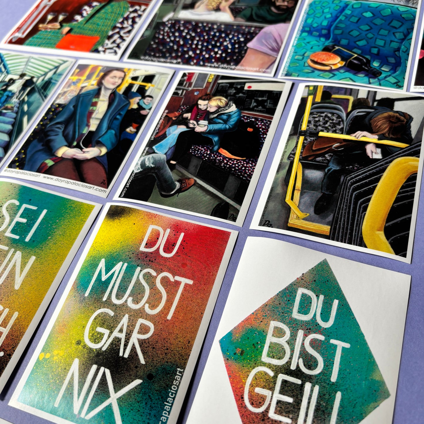 Stickerpackung - Kunst zum kleben
