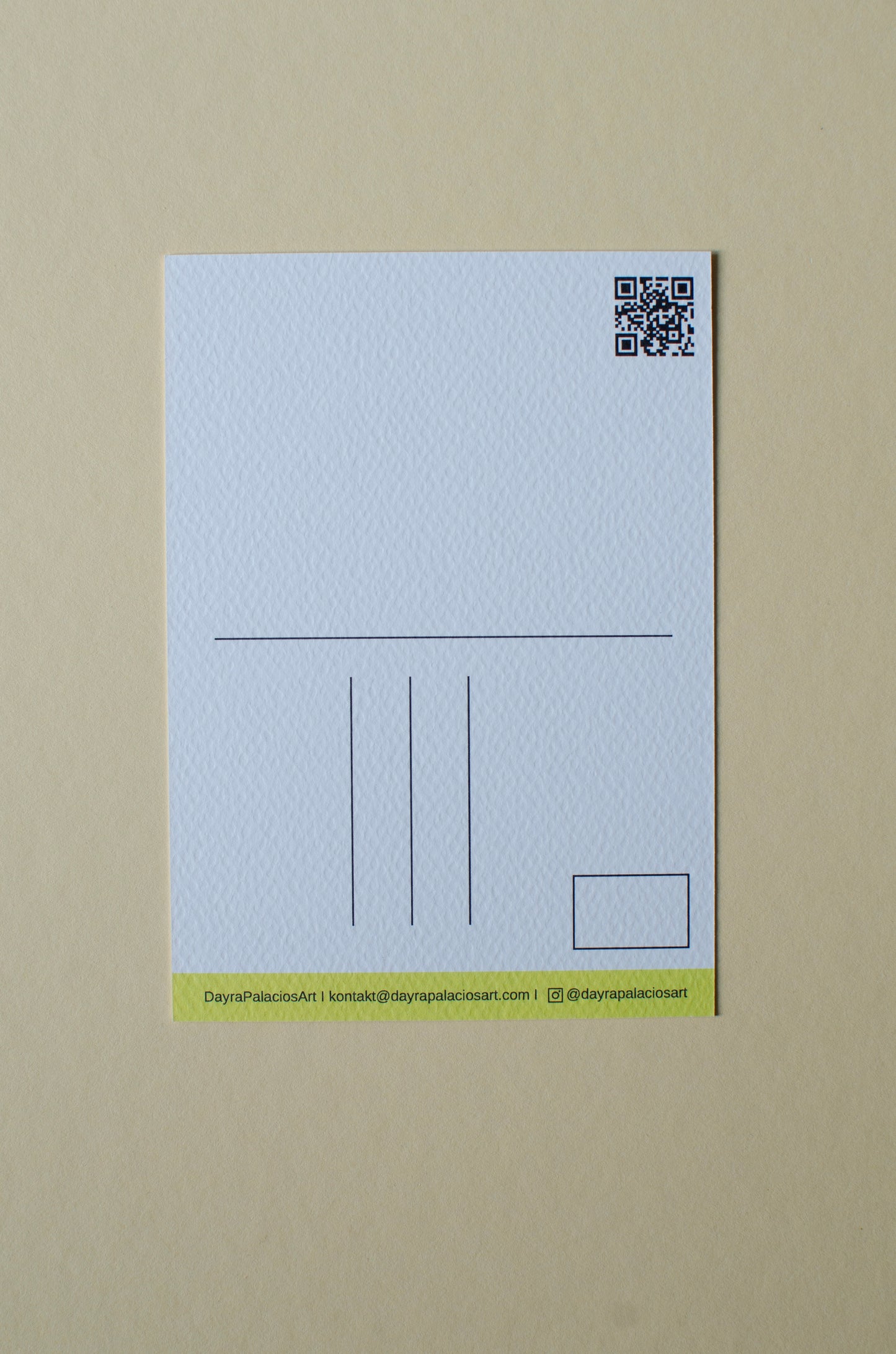 Kunstpostkarte, mit Aufschrift - Du bist geil! - bunter Hintergrund
