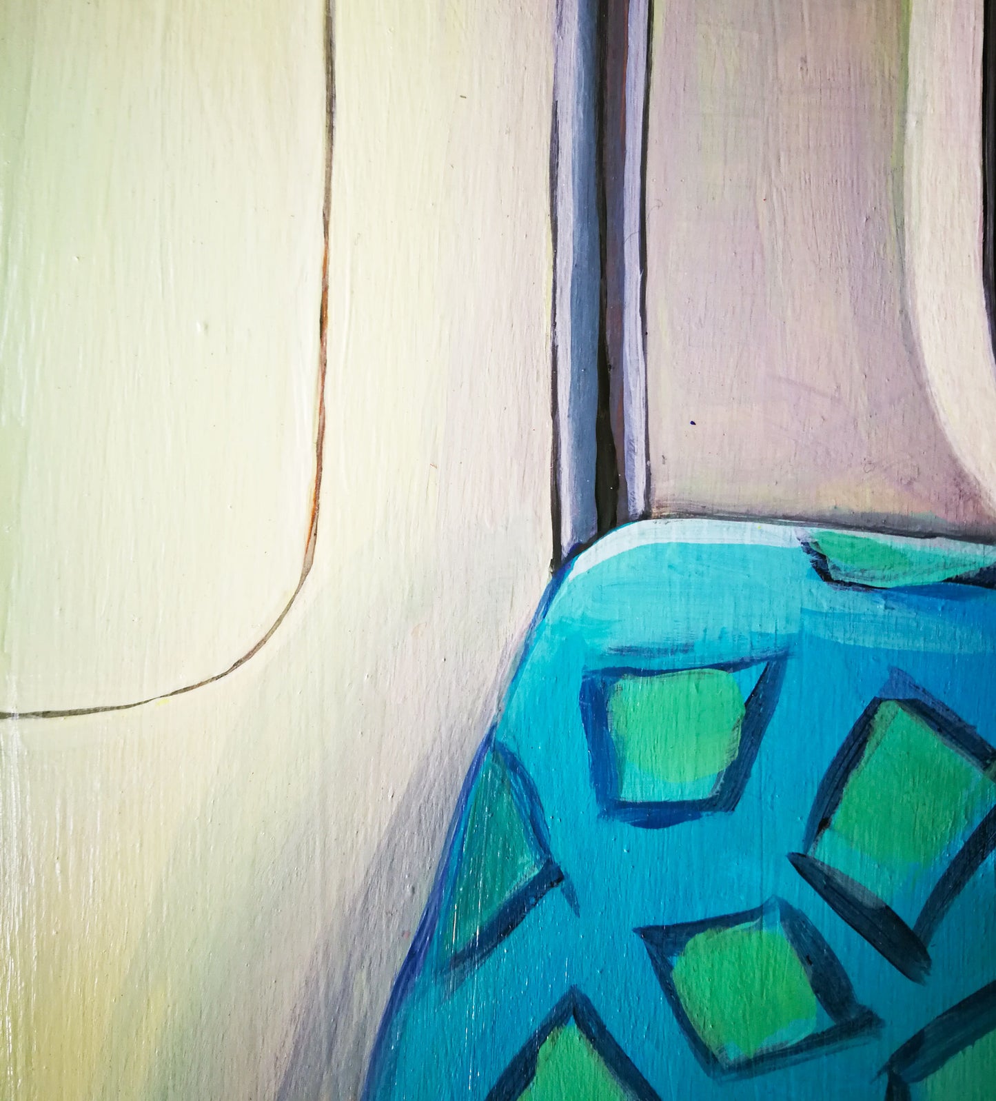 Dinner for One? | Impressionistisches Acrylgemälde | Originalkunst aus Berlin